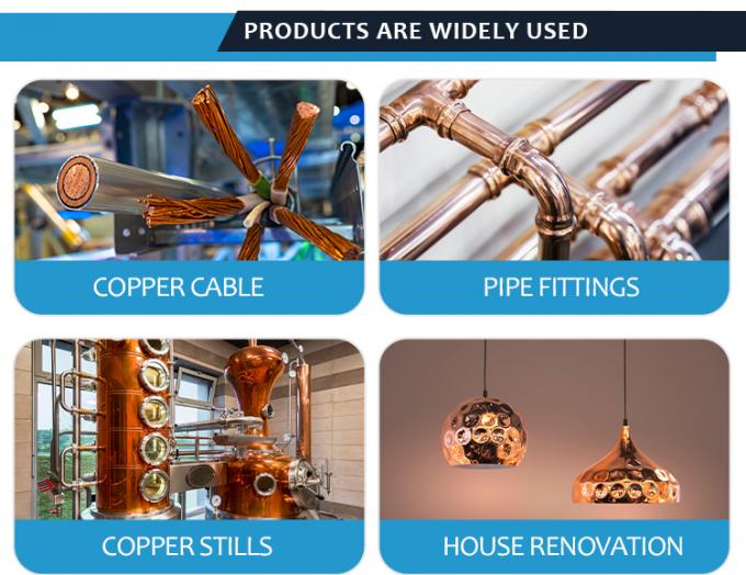 certificat 4 d'OIN d'épaisseur de 4x8 Bass Copper Metal Plates 0.5mm 3mm 5mm