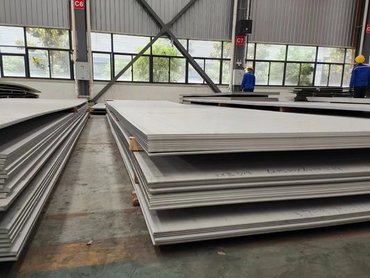 Plaques de métal d'acier inoxydable de finition d'OIN 2B laminées à chaud 0,1 millimètres d'épaisseur