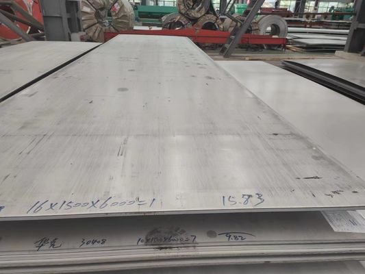 Plat plat 2B 4' extérieur de l'acier inoxydable SUS304 ×8 ' avec laminé à chaud