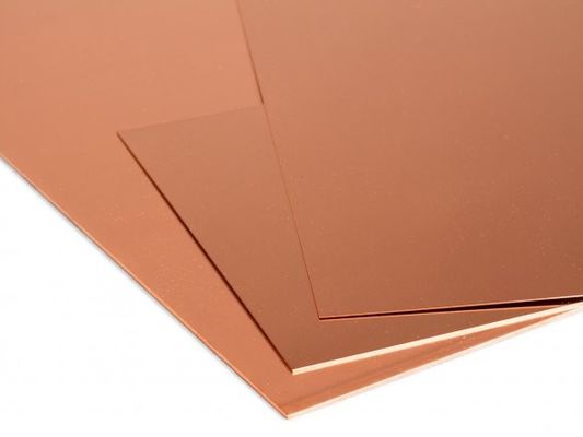 1.2mm feuille d'en cuivre de 0,8 millimètres pour la construction décorative industrielle