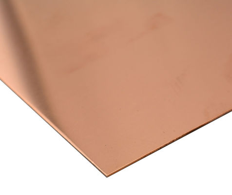 1.2mm feuille d'en cuivre de 0,8 millimètres pour la construction décorative industrielle