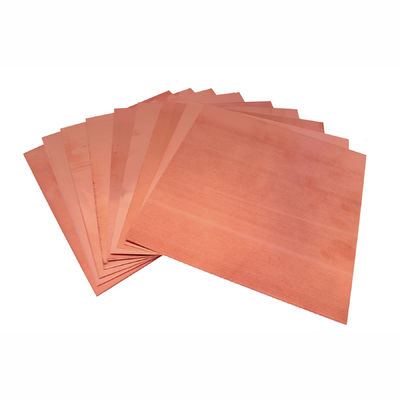 Plaques métalliques en cuivre C26800 C67400 avec surface de broyeur polie
