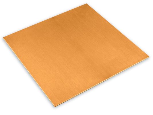 les plaques de métal 2mm de cuivre de 0.5mm, feuille de l'en cuivre C10100 pour décorent des matériaux