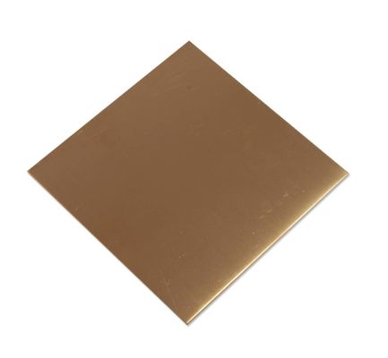 Les plaques de métal standard de l'en cuivre H65 de JIS couvrent 4x8 l'épaisseur de la taille 0.5mm