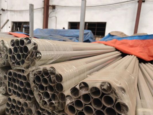 Matériel en aluminium anodisé d'alliage du tube 6063 6101B T6 T7 de tuyau pour l'électricité