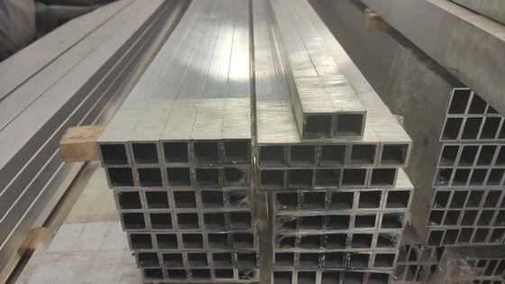 Matériel en aluminium anodisé d'alliage du tube 6063 6101B T6 T7 de tuyau pour l'électricité