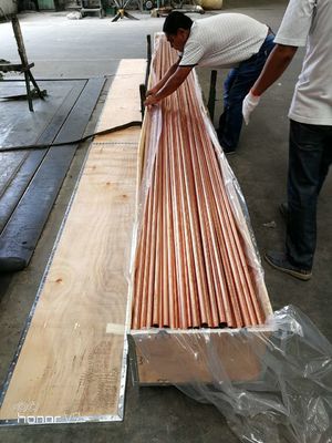 4 pouces cuivrent le tube de tuyau pour la longueur du réfrigérateur 3m 6m d'état d'air