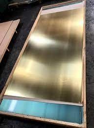 Matériel 0.5mm d'ASTM B152M Brass Sheet Plate C1100 0.8mm profondément