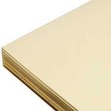 Actions de feuille en laiton de C2680 H65 CuZn33, ODM d'OEM du plat en laiton 6mm