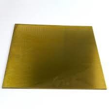 Plat en laiton 5mm, feuille en laiton mince C67400 de H62 H65 pour les dispositifs thermiques