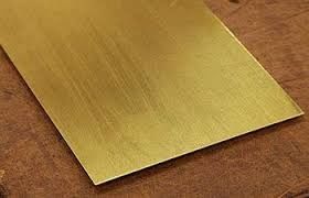 Plat épais en laiton d'ASTM, certificat d'OIN de GV de feuille en laiton de coupe de laser